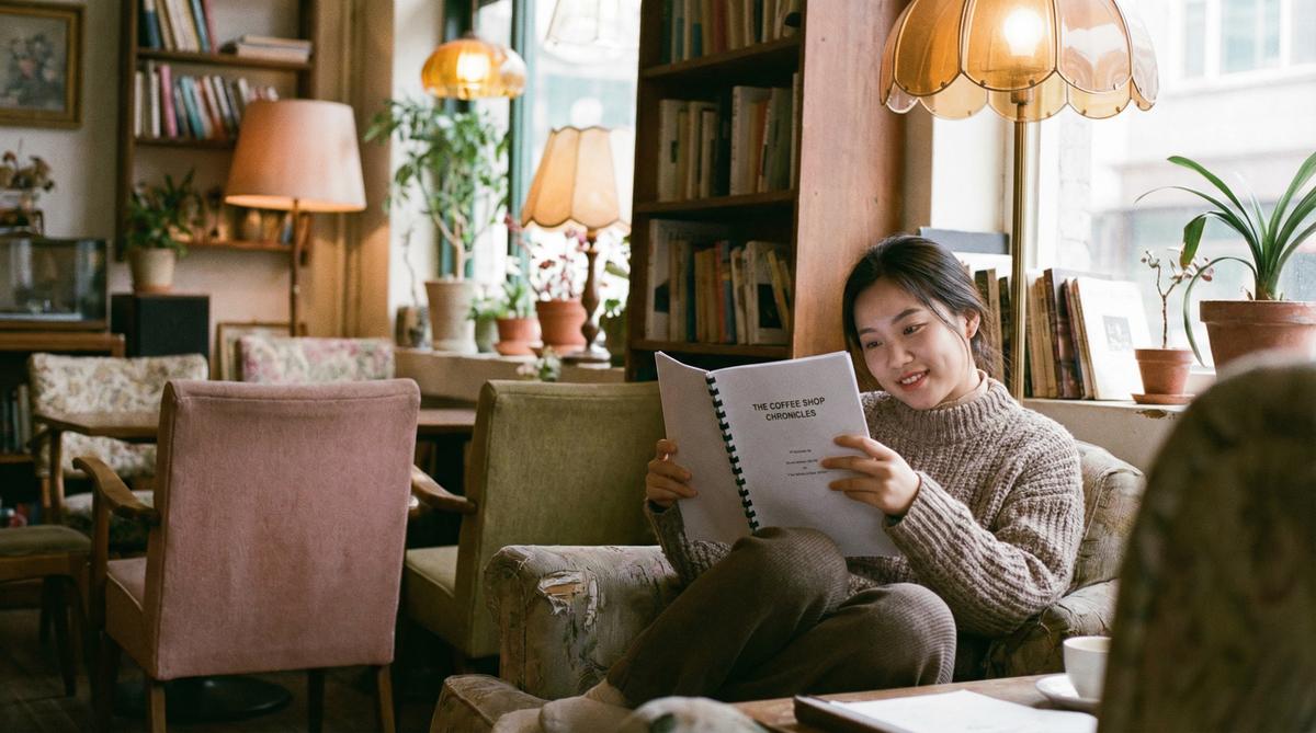 小马拉大车咖啡馆生活视频